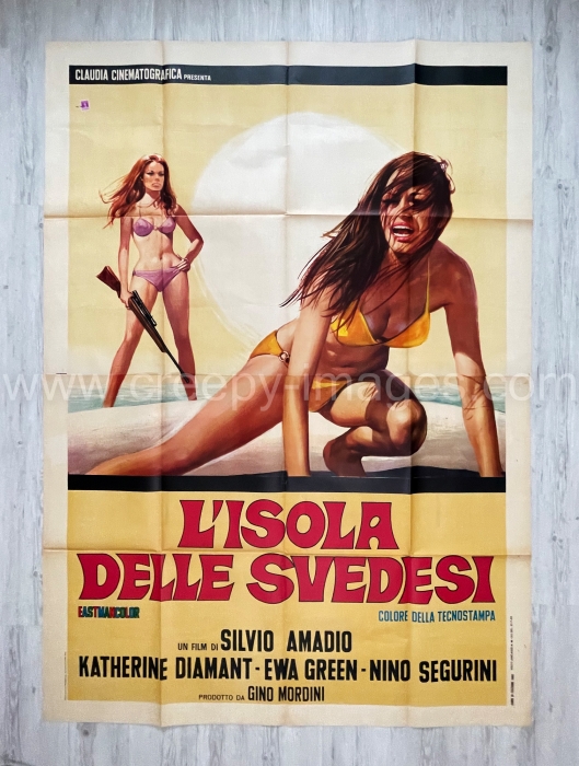L‘isola delle svedesi / Twisted Girls / No Man‘s Island - Italienisches Quattro-Fogli (4F)